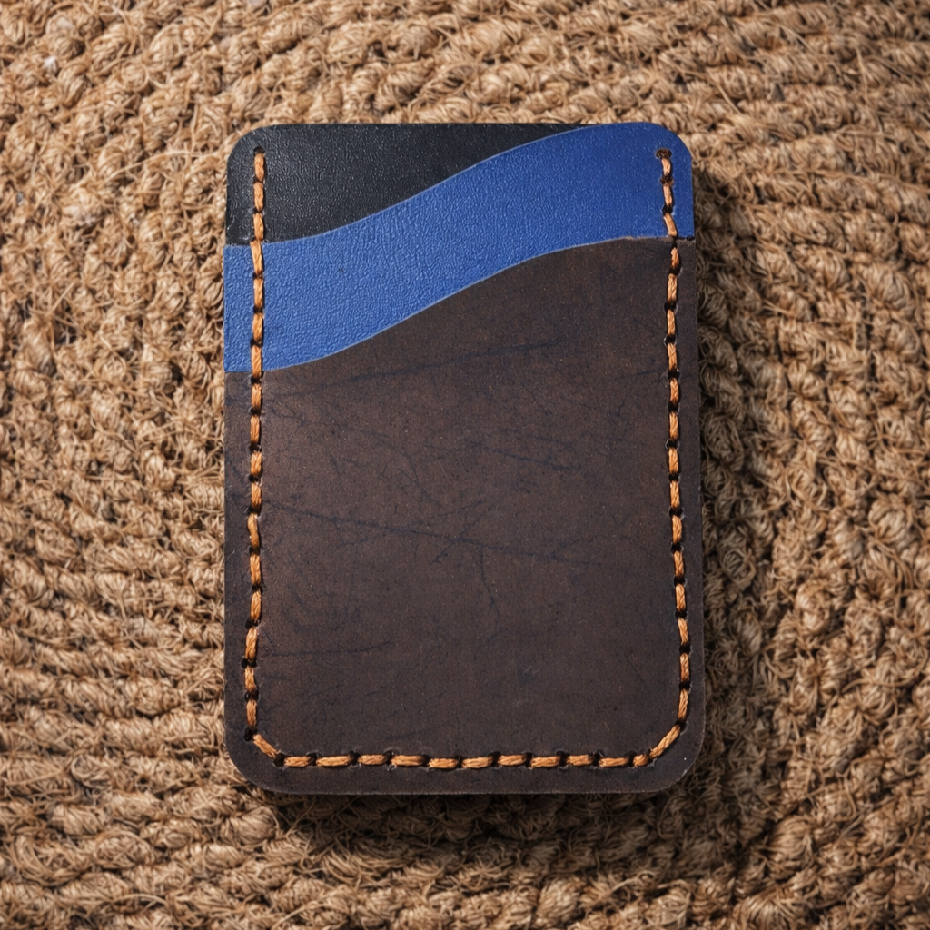M01 Hand-Stitched Minimal Leather Cardholder